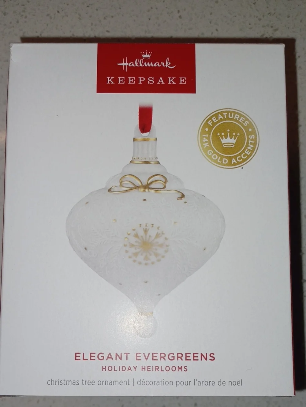 Hallmark Elegant Evergreens Ornament. 1st In The Hoilday Heirloom Series